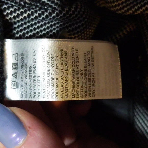 Lord & Taylor Black & White Kelly Ankle Trouser pants, 0, w/pockets! - Picture 9 of 10